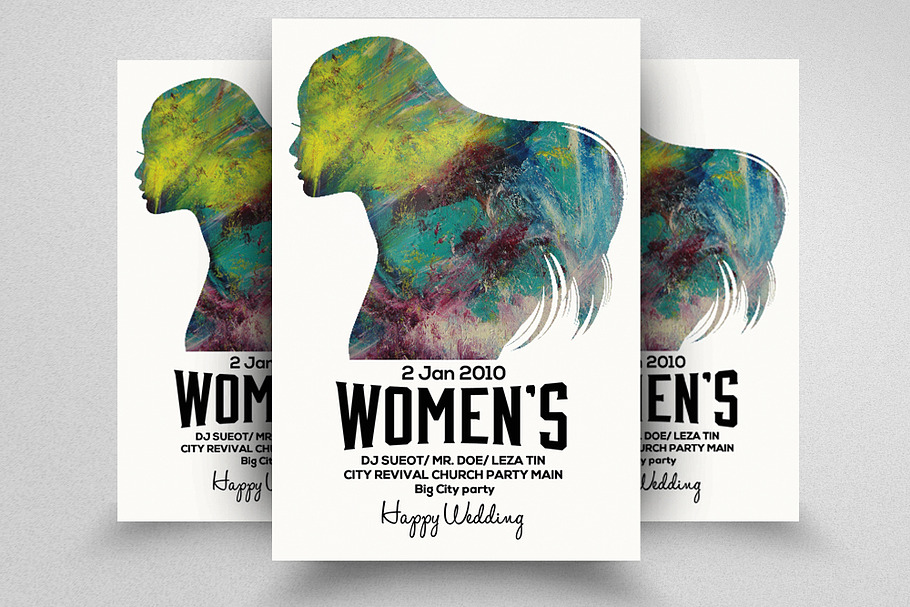  Womens Day Flyer Template