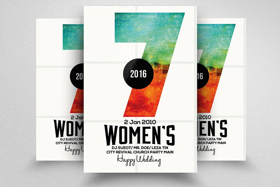  Women Conference Flyer Template 