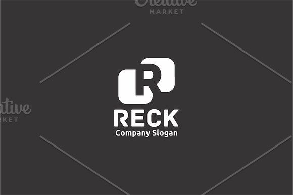 R Letter in Logo Templates - product preview 2