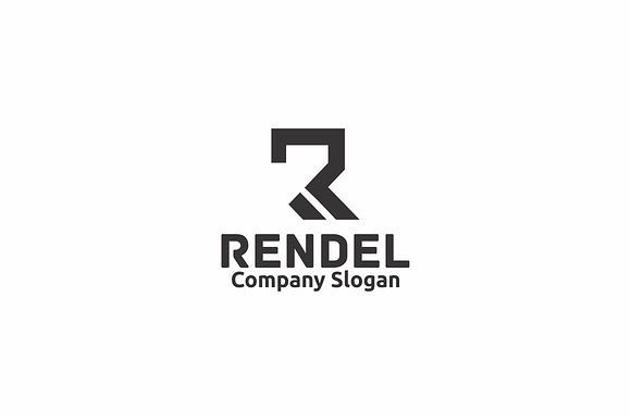 R Letter in Logo Templates - product preview 1