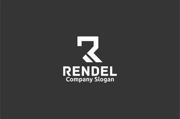 R Letter in Logo Templates - product preview 2