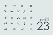 23 Rowing icons