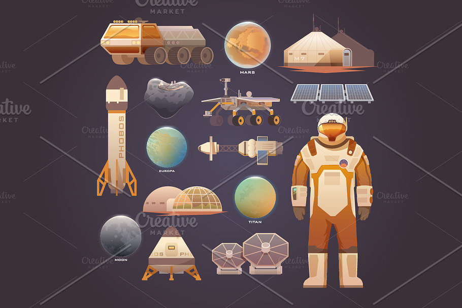 SPACE COLONIZATION 50% OFF in Illustrations - product preview 8