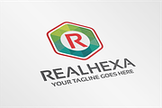 RealHexa / Letter R – Logo Template