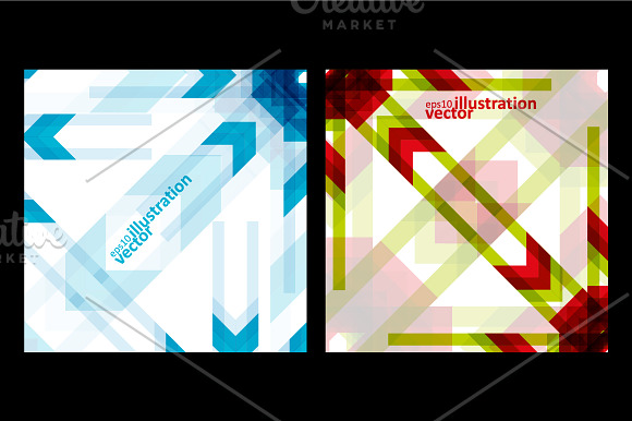 Colorful abstract vector background in Patterns - product preview 4