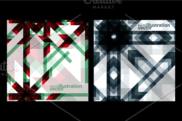 Colorful abstract vector background in Patterns - product preview 5