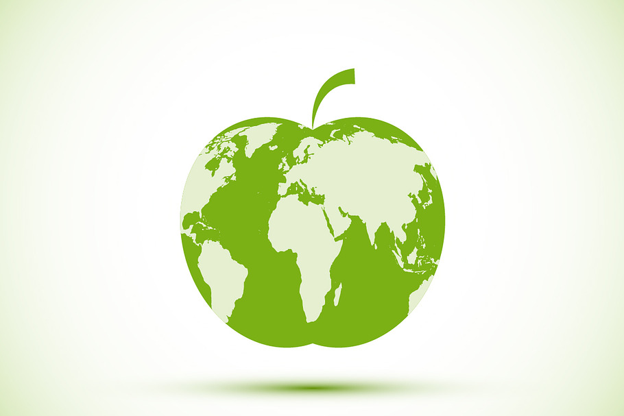 Earth apple shape in Graphics - product preview 8