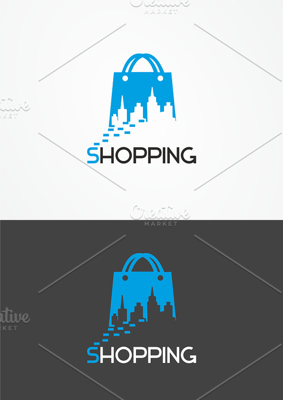 Shopping Logo Template in Logo Templates - product preview 2