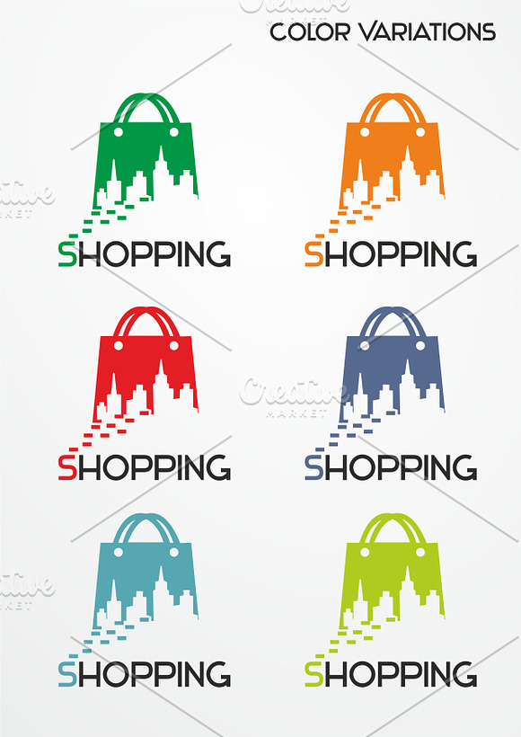 Shopping Logo Template in Logo Templates - product preview 3