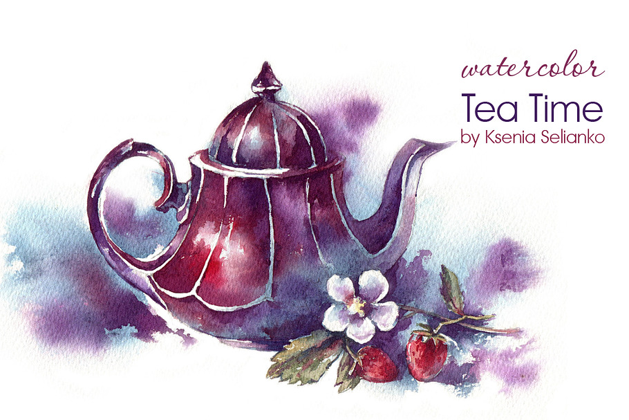 Tea Time in Illustrations - product preview 8