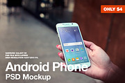 Samsung Galaxy S6 PSD Mockup