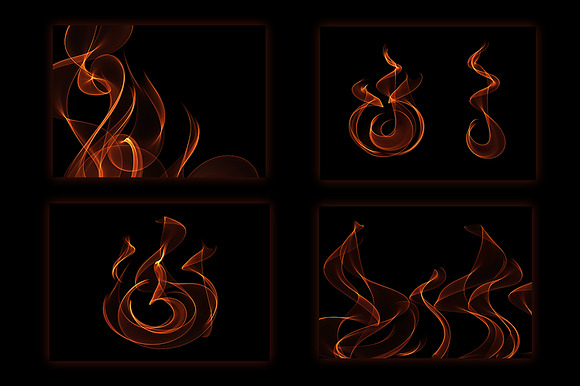 Fire background in Textures - product preview 3