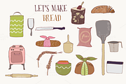 Bread and baking clip art