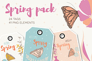 Spring collection - 24 tags
