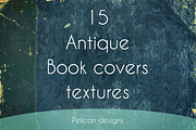 Antique book cover textures