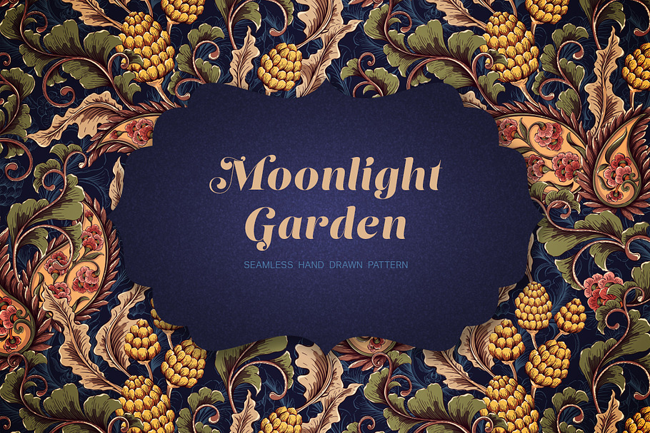Moonlight Garden in Patterns - product preview 8