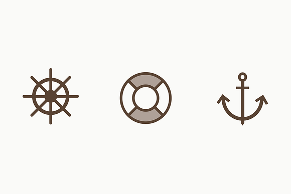 15 Nautical and Boat Icons in Graphics - product preview 1