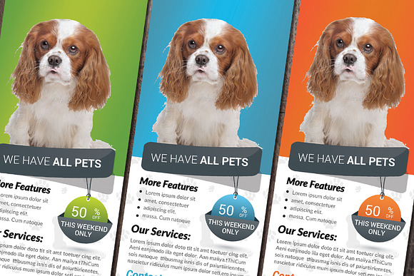 Pet Shop Business Door Hanger in Stationery Templates - product preview 2