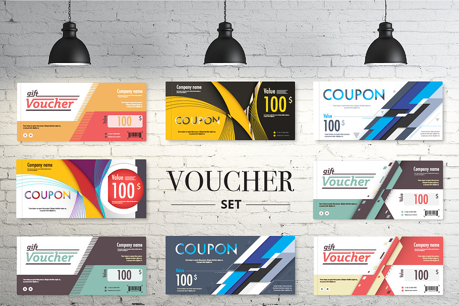 8 Business gift voucher bundle in Templates - product preview 8