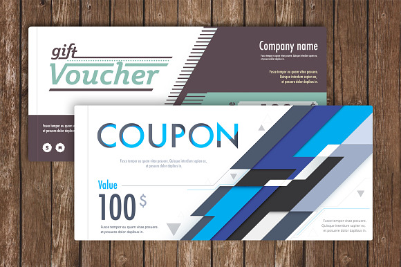 8 Business gift voucher bundle in Templates - product preview 2