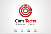 Cam Techs,C Letter Logo