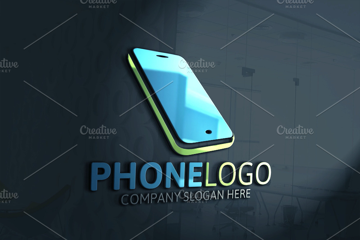 Mobile Phone Logo in Logo Templates - product preview 8