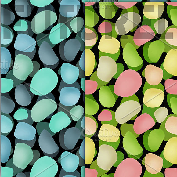 Colored sea pebbles in Graphics - product preview 3