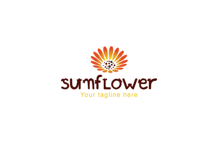 Sunflower-Nature Object Logo