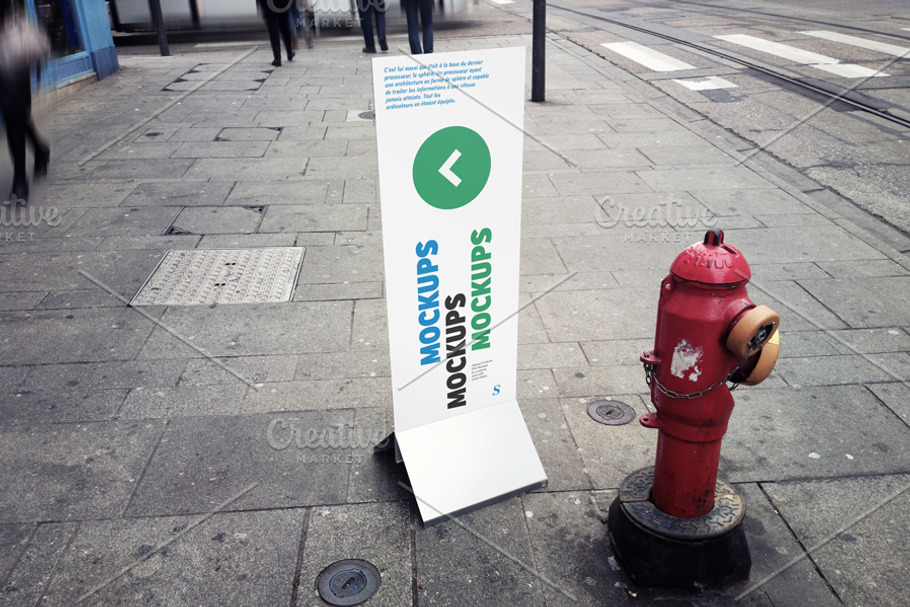 Outdoor Signage Mockup - 01 in Branding Mockups - product preview 8