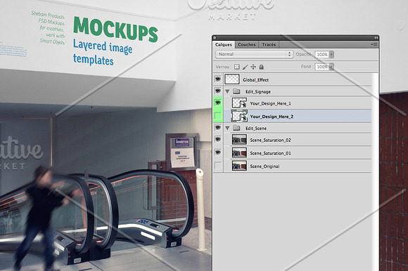 Indoor Signage Mockup - 01 in Branding Mockups - product preview 3