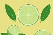 Lime and leaves