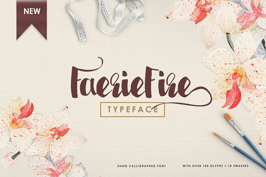 FaerieFire Typeface (50% OFF!) in Script Fonts - product preview 8