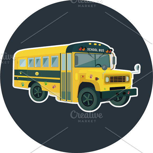 School bus in Illustrations - product preview 1