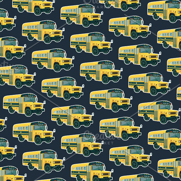 School bus in Illustrations - product preview 3