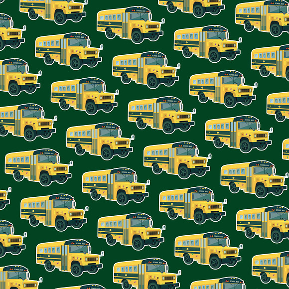 School bus in Illustrations - product preview 5