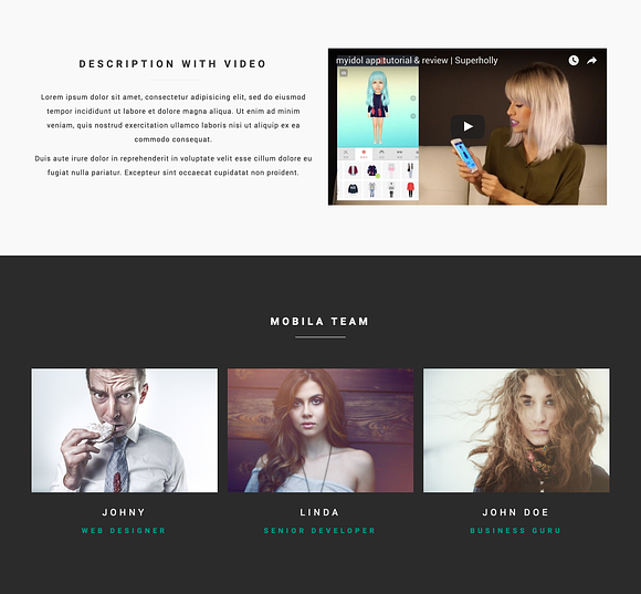 Mobila - App Landing Page in Bootstrap Themes - product preview 3