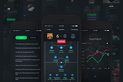 Football App UI Set