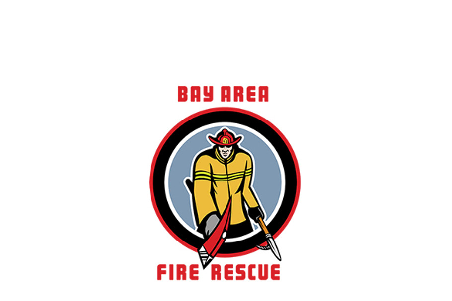 Bay Area Fire Rescue Logo in Logo Templates - product preview 8