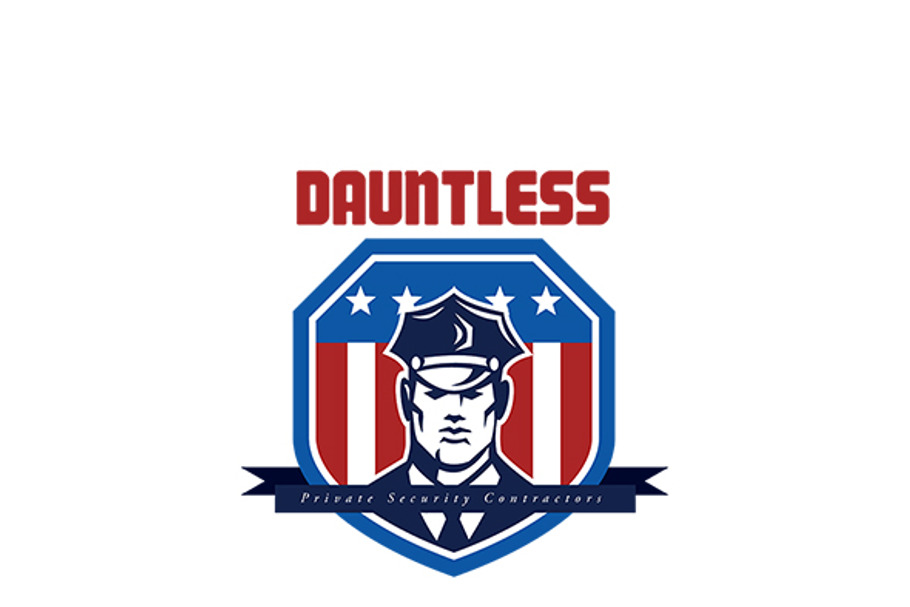 Dauntless Private Security Contracto in Logo Templates - product preview 8