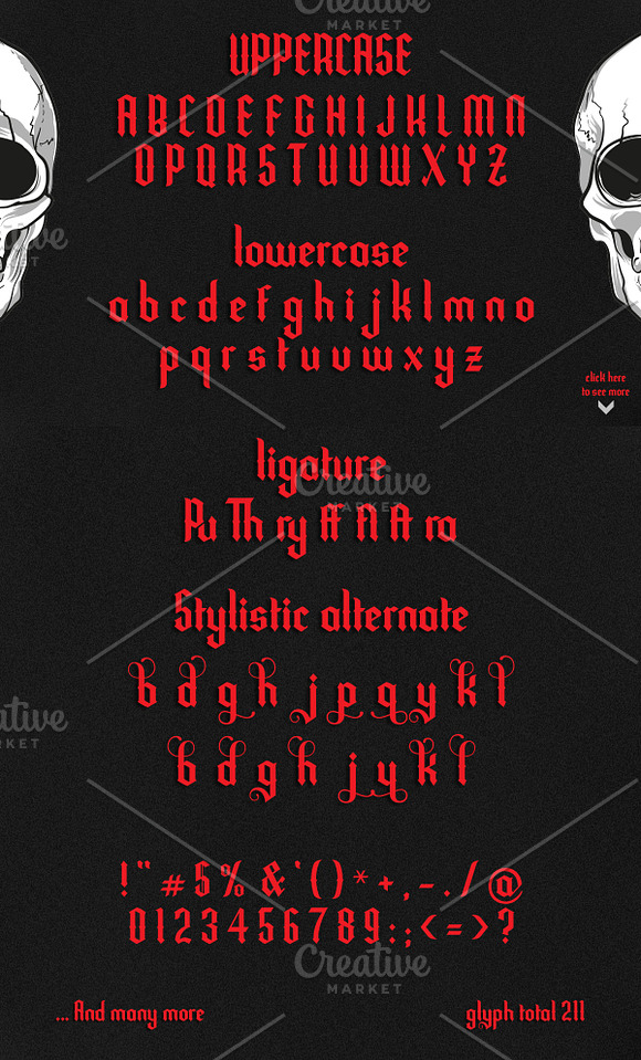 Rampage Font in Blackletter Fonts - product preview 1