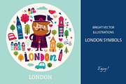Illustrations with London symbols