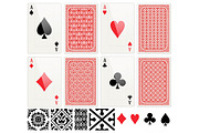 Poker Cards set and patterns