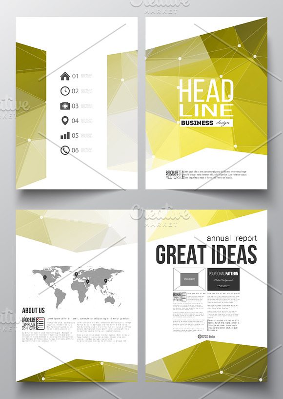 Bundle of 35 brochure templates in Illustrations - product preview 20