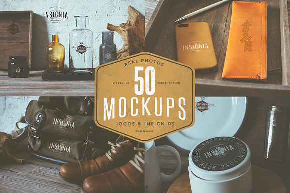 50 Hip Logo Overlay Mock-ups in Branding Mockups - product preview 2