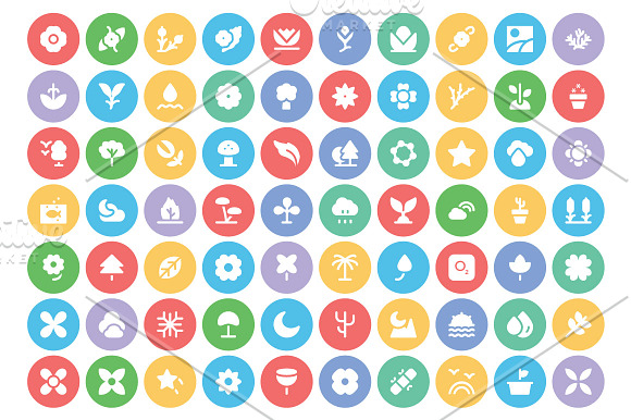 225+ Nature Vector Icons in Graphics - product preview 1