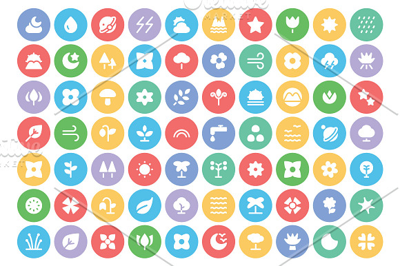 225+ Nature Vector Icons in Graphics - product preview 2
