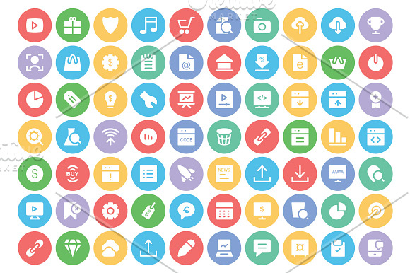 200+ Seo and Marketing Vector Icons in Graphics - product preview 1