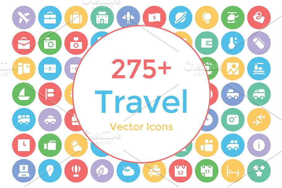 275+ Travel Vector Icons | Creative Daddy