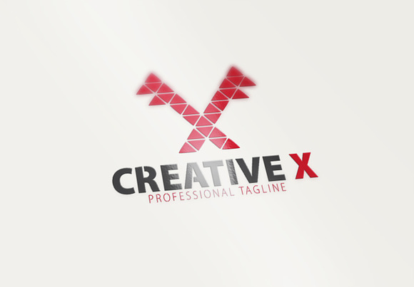 Creative / X Letter Logo in Logo Templates - product preview 1