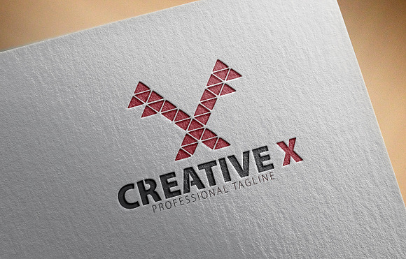Creative / X Letter Logo in Logo Templates - product preview 2